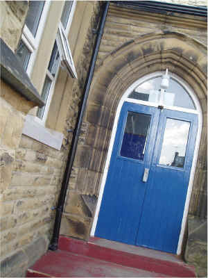 73.The door we entered by every morning.jpg (206942 bytes)